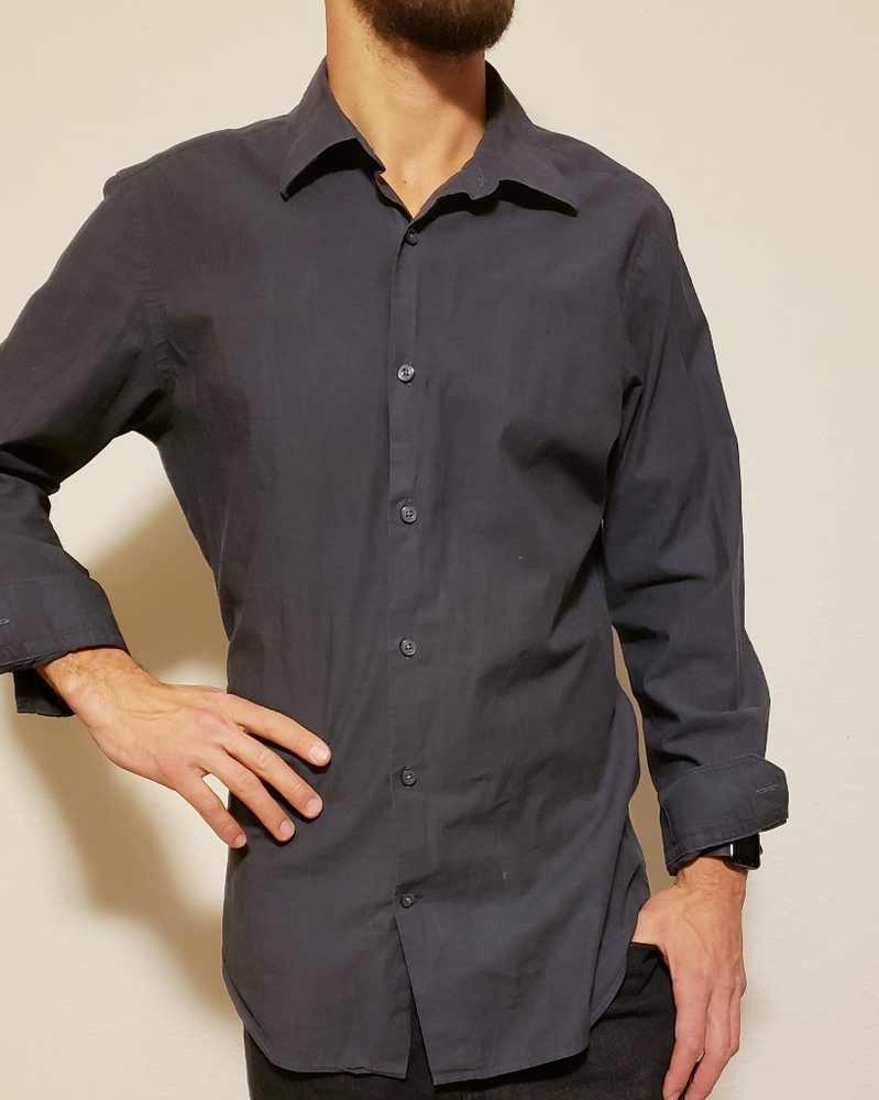 MENS Banana Republic slim fit stretch button down